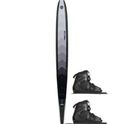 HO Carbon Omega Max Water Ski W/ Double Stance 130 ATOP Bindings - 2023