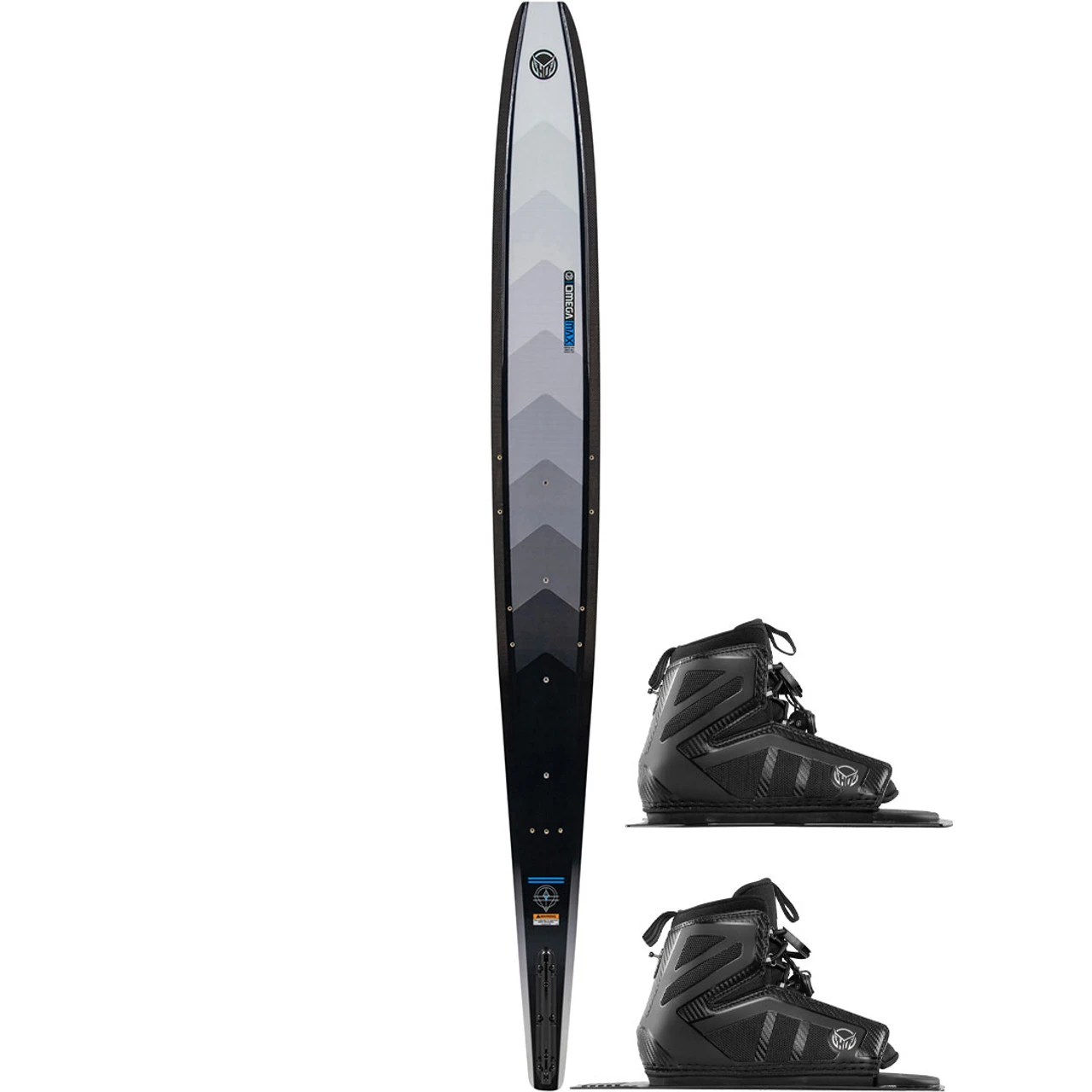 HO Carbon Omega Max Water Ski W/ Double Stance 130 Bindings - 2023 1 HO Carbon Omega Max Water Ski W/ Double Stance 130 Bindings - 2023