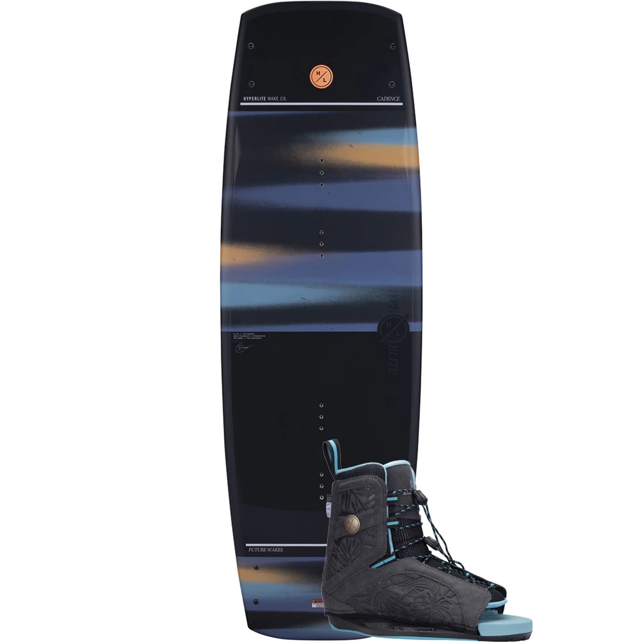 Hyperlite Cadence Women's Wakeboard W/ Syn Boots - 2022 1 Hyperlite Cadence Women's Wakeboard W/ Syn Boots - 2022
