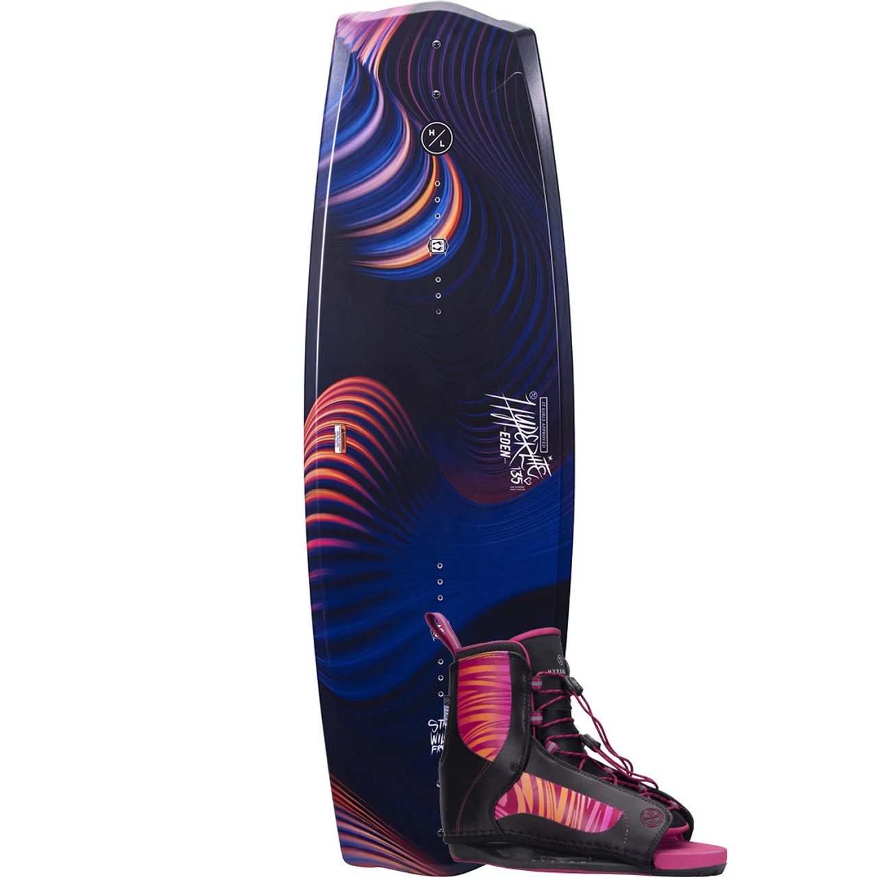 Hyperlite Eden 2.0 Women's Wakeboard Package W/ Jinx- 2023 1 Hyperlite Eden 2.0 Women's Wakeboard Package W/ Jinx- 2023
