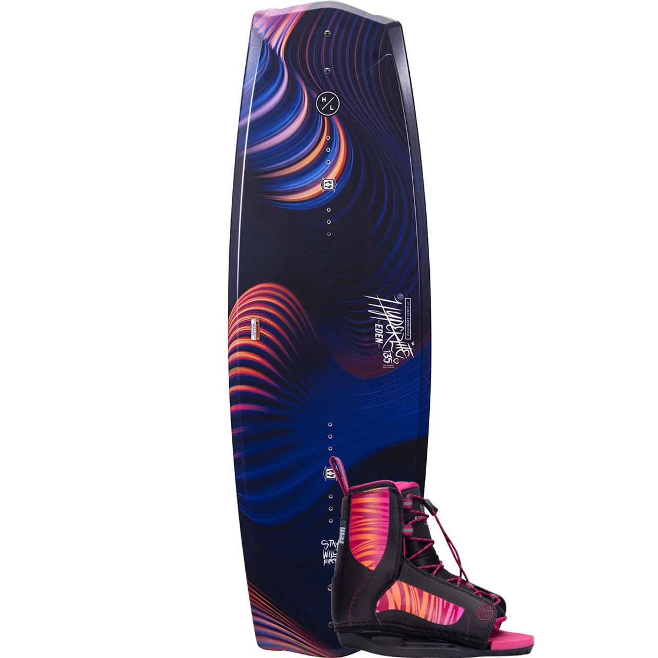 Hyperlite Eden Jr. Girls Wakeboard Package W/ Jinx Jr. Boots - 2023 1 Hyperlite Eden Jr. Girls Wakeboard Package W/ Jinx Jr. Boots - 2023