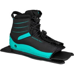 Radar Women's Lyric Water Ski W/ Double Lyric Bindings - 2022 -Cheap Ronix Ride Store 2022 Radar Lyric Womens Waterski Binding Rear Angle 50759.1649789049