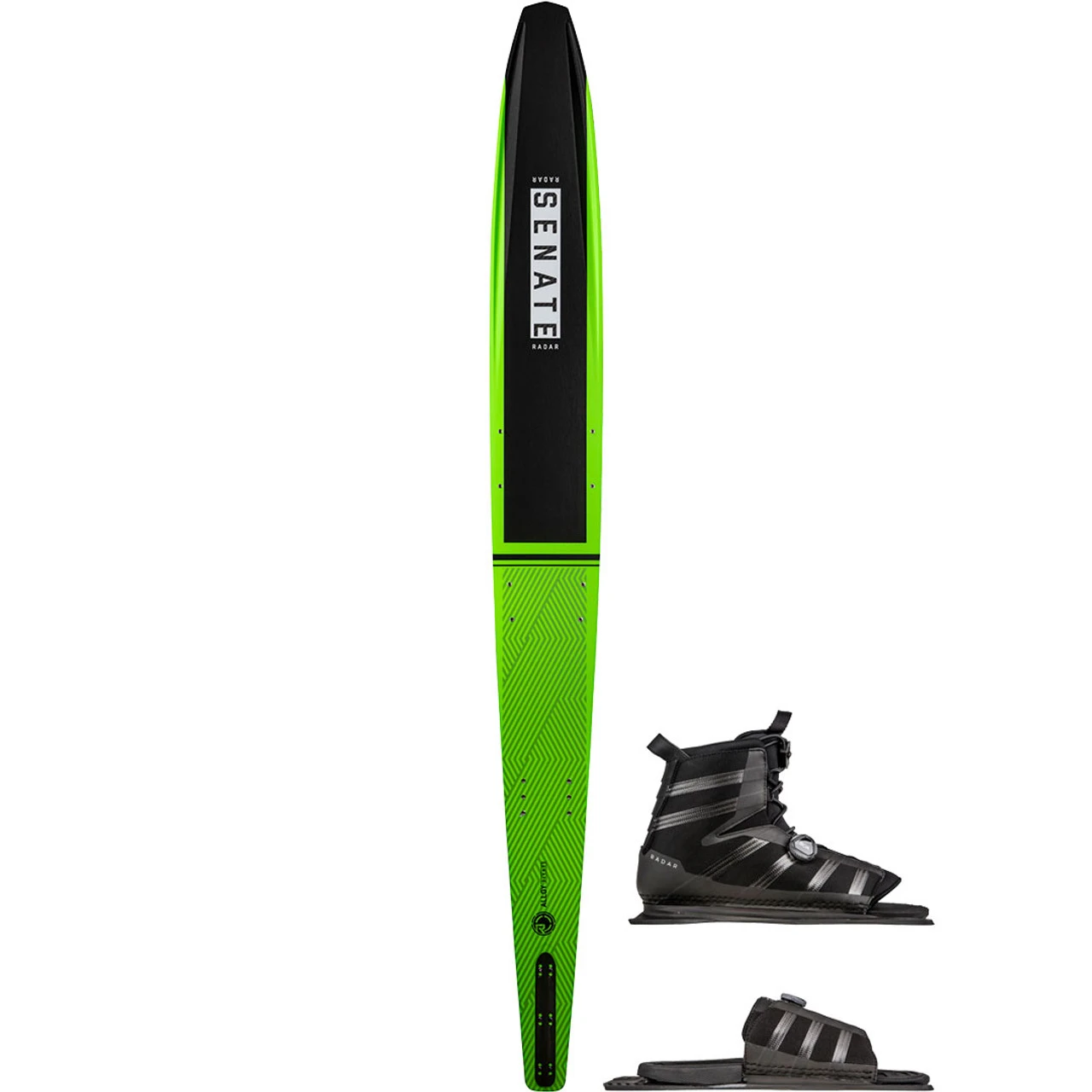 Radar Senate Alloy Water Ski W/ BOA Vector And BOA RTP - 2022 1 Radar Senate Alloy Water Ski W/ BOA Vector And BOA RTP - 2022