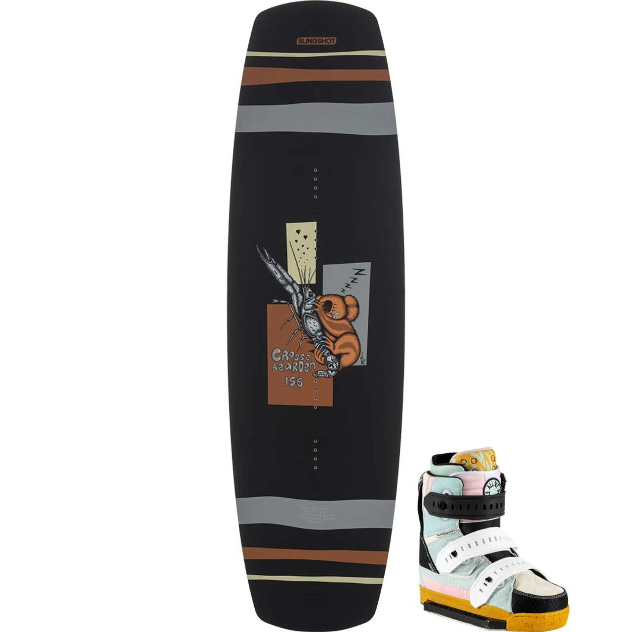 Slingshot Bearden Wakeboard Package W/ Copycat Boots - 2023 1 Slingshot Bearden Wakeboard Package W/ Copycat Boots - 2023
