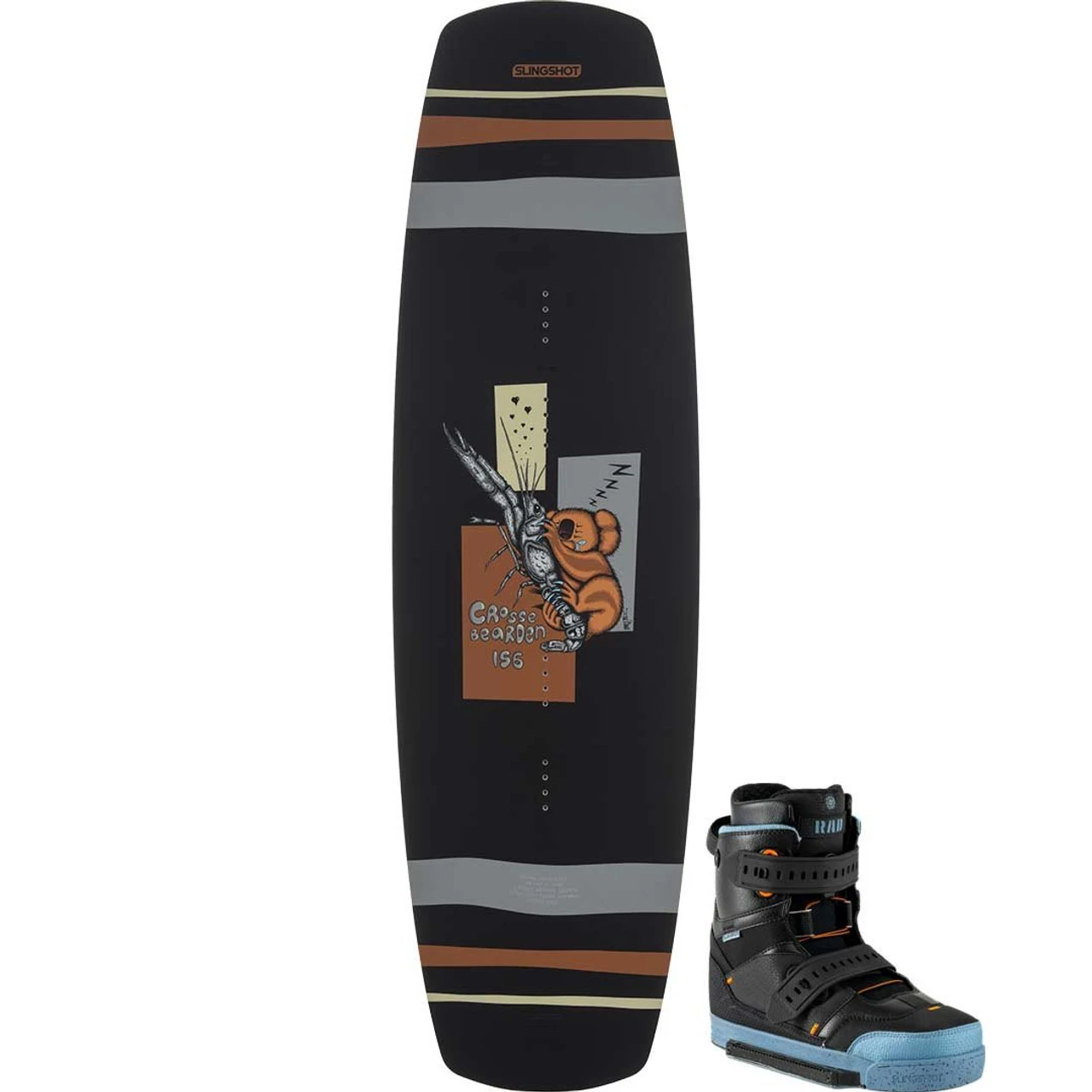 Slingshot Bearden Wakeboard Package W/ Rad Boots - 2023 1 Slingshot Bearden Wakeboard Package W/ Rad Boots - 2023