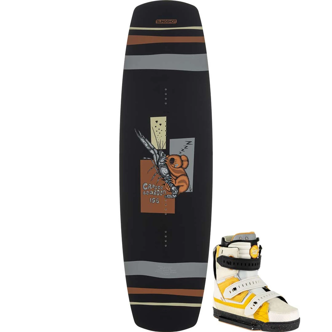 Slingshot Bearden Wakeboard Package W/ Space Mob Boots - 2023 1 Slingshot Bearden Wakeboard Package W/ Space Mob Boots - 2023