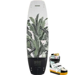 Slingshot Contrast Women's Wakeboard Package W/ Copycat Boots - 2023