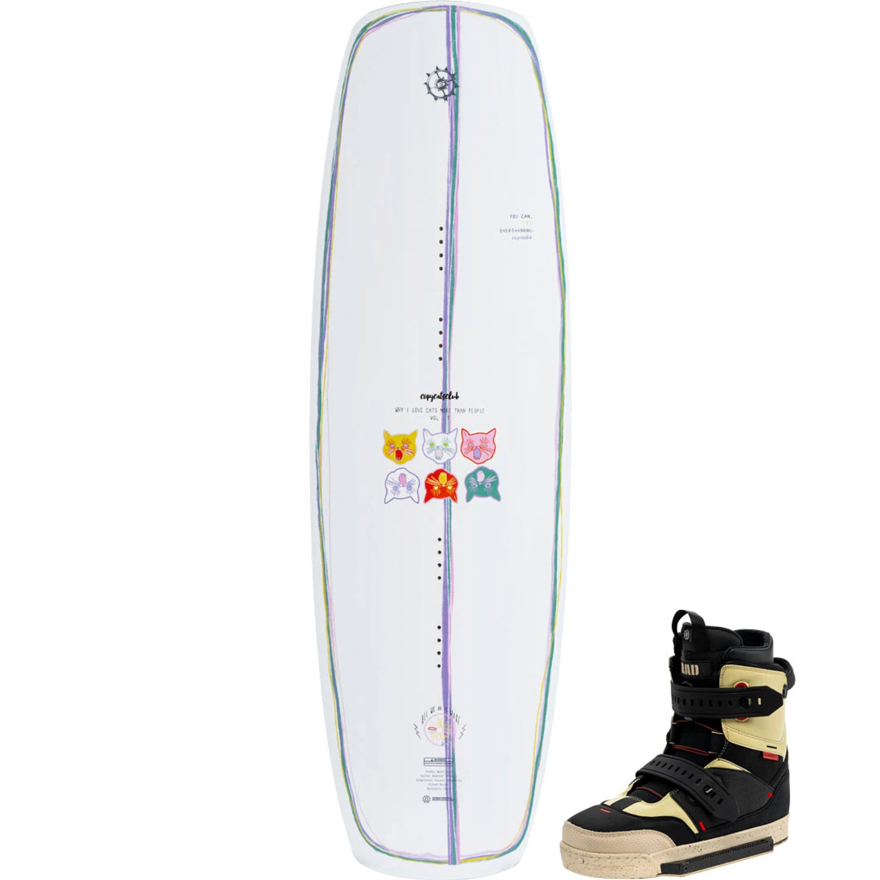 Slingshot Copycat Pro Women's Wakeboard Package W/ Rad Boots - 2022 1 Slingshot Copycat Pro Women's Wakeboard Package W/ Rad Boots - 2022