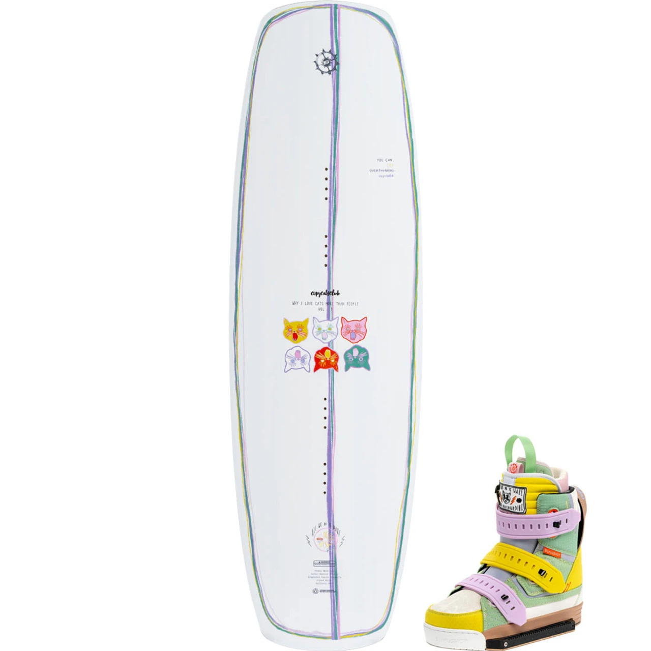 Slingshot Copycat Pro Women's Wakeboard Package W/Copycat Boots - 2022 1 Slingshot Copycat Pro Women's Wakeboard Package W/Copycat Boots - 2022