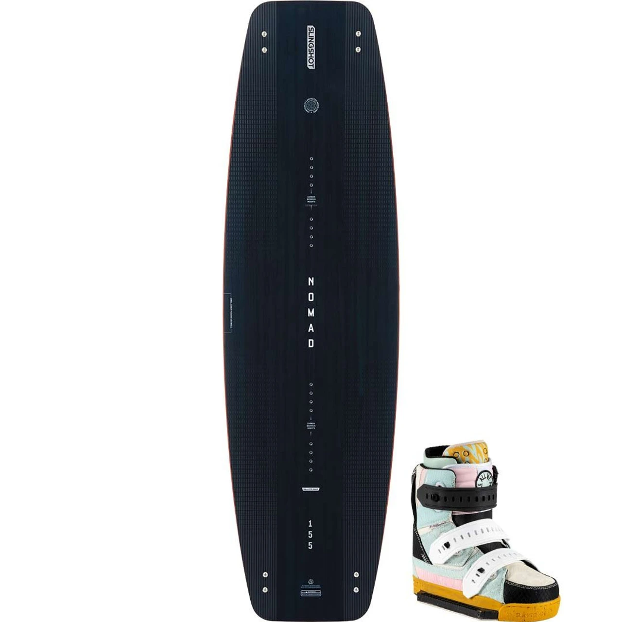 Slingshot Nomad Wakeboard Package W/ Copycat Boots - 2023 1 Slingshot Nomad Wakeboard Package W/ Copycat Boots - 2023
