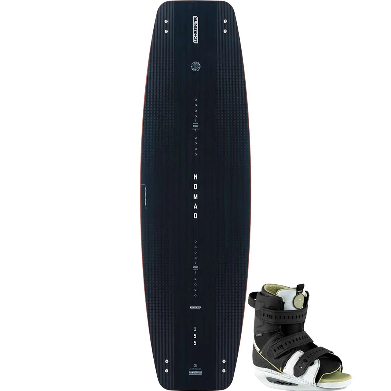 Slingshot Nomad Wakeboard Package W/ Option Boots - 2023 1 Slingshot Nomad Wakeboard Package W/ Option Boots - 2023