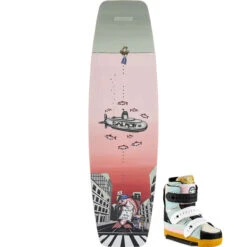 Slingshot Salmon Wakeboard Package W/ Copycat Boots - 2023