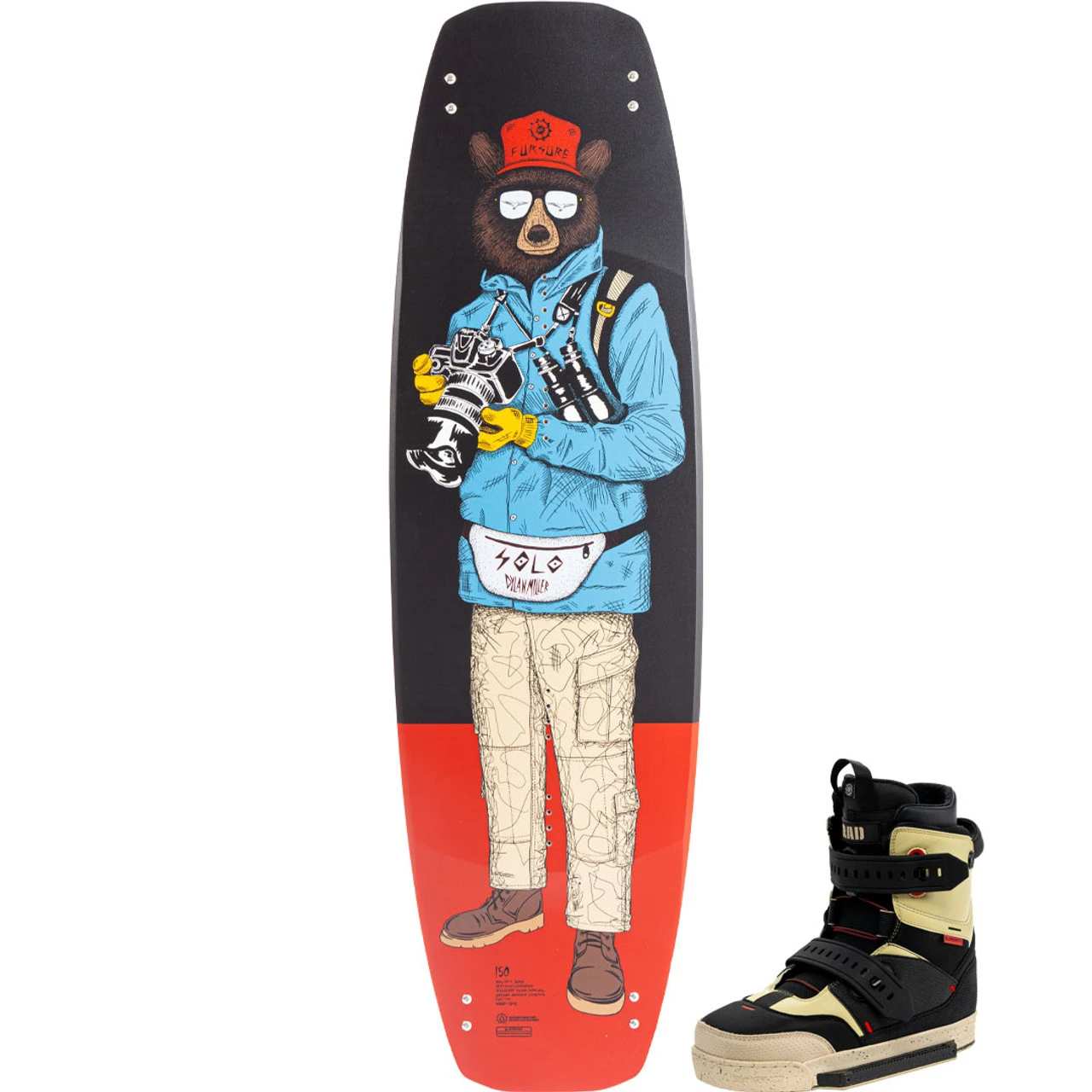 Slingshot Solo Wakeboard Package W/ Rad Boots - 2022 1 Slingshot Solo Wakeboard Package W/ Rad Boots - 2022