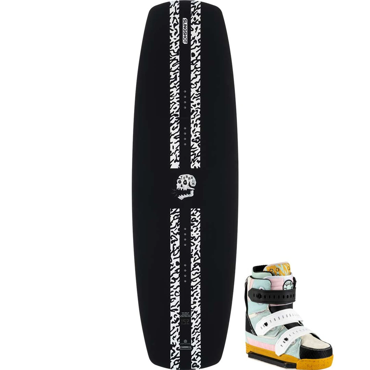Slingshot Terrain Wakeboard Package W/ Copycat Boots - 2023 1 Slingshot Terrain Wakeboard Package W/ Copycat Boots - 2023