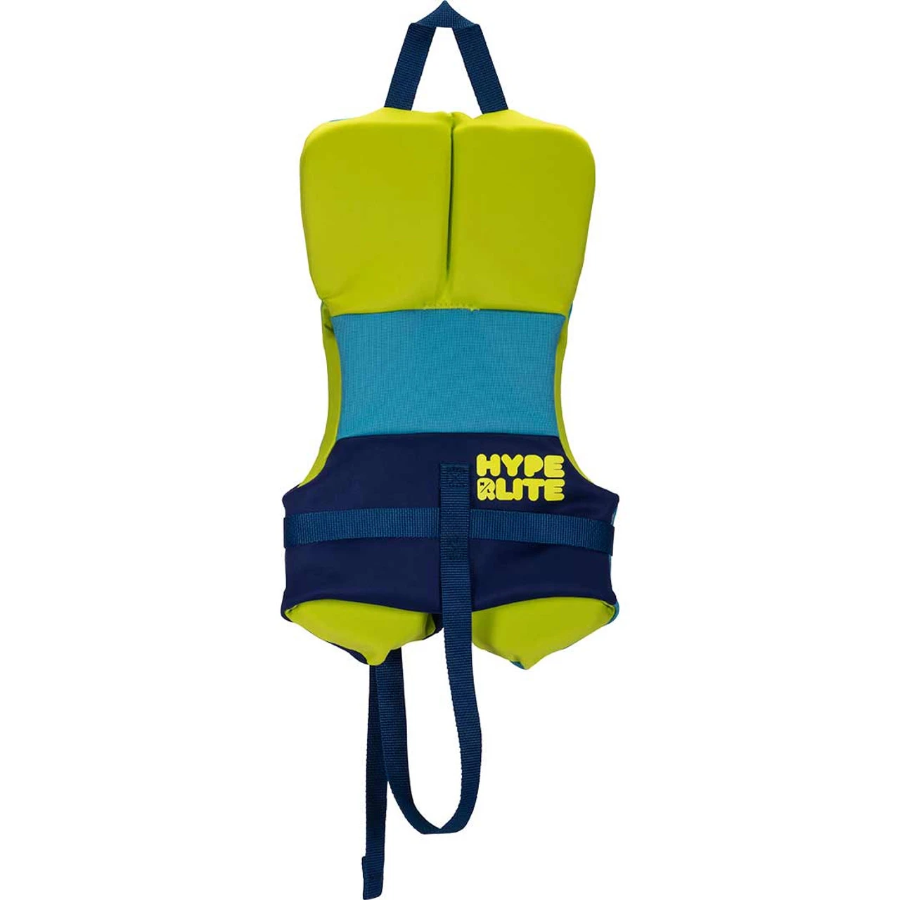 Hyperlite Boy's Toddler Indy Life Jacket - Blue/Yellow 2 Hyperlite Boy's Toddler Indy Life Jacket - Blue/Yellow - Image 2