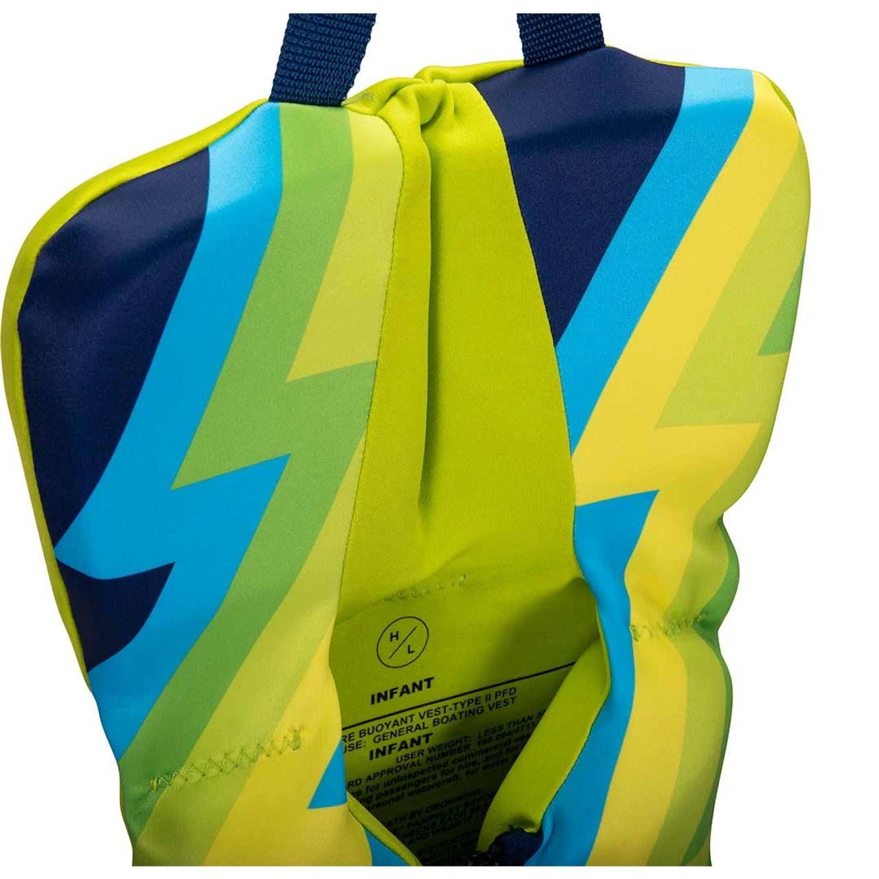 Hyperlite Boy's Toddler Indy Life Jacket - Blue/Yellow 3 Hyperlite Boy's Toddler Indy Life Jacket - Blue/Yellow - Image 3