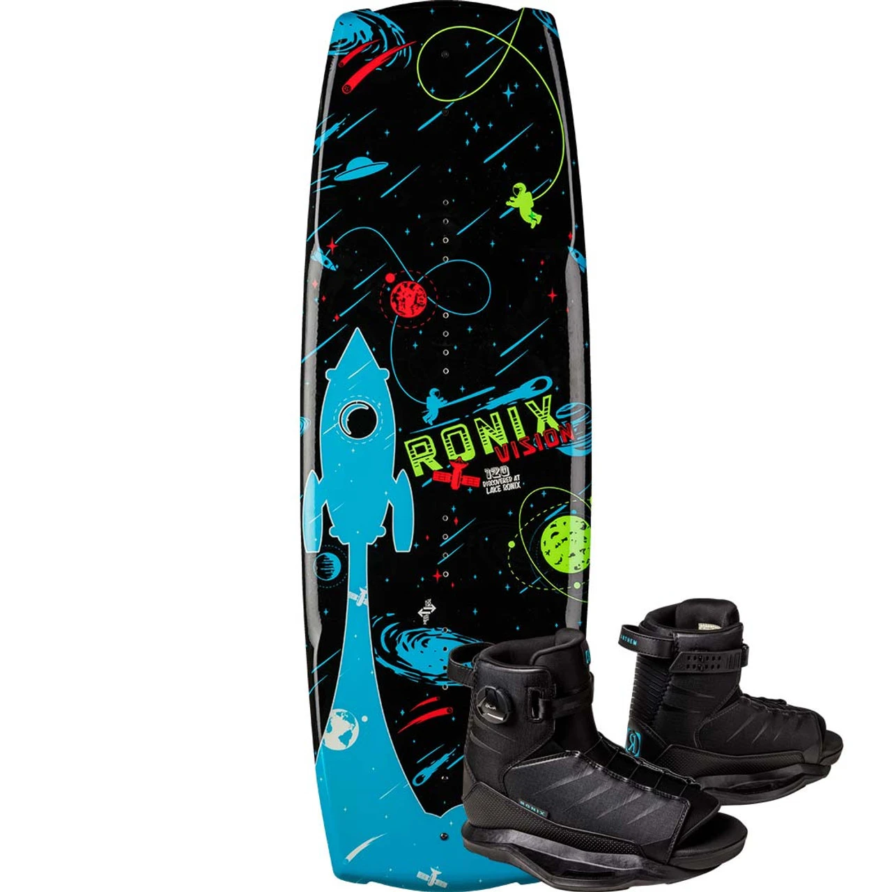 Ronix Vision Kid's Wakeboard Package W/ Anthem Boots - 2023 1 Ronix Vision Kid's Wakeboard Package W/ Anthem Boots - 2023