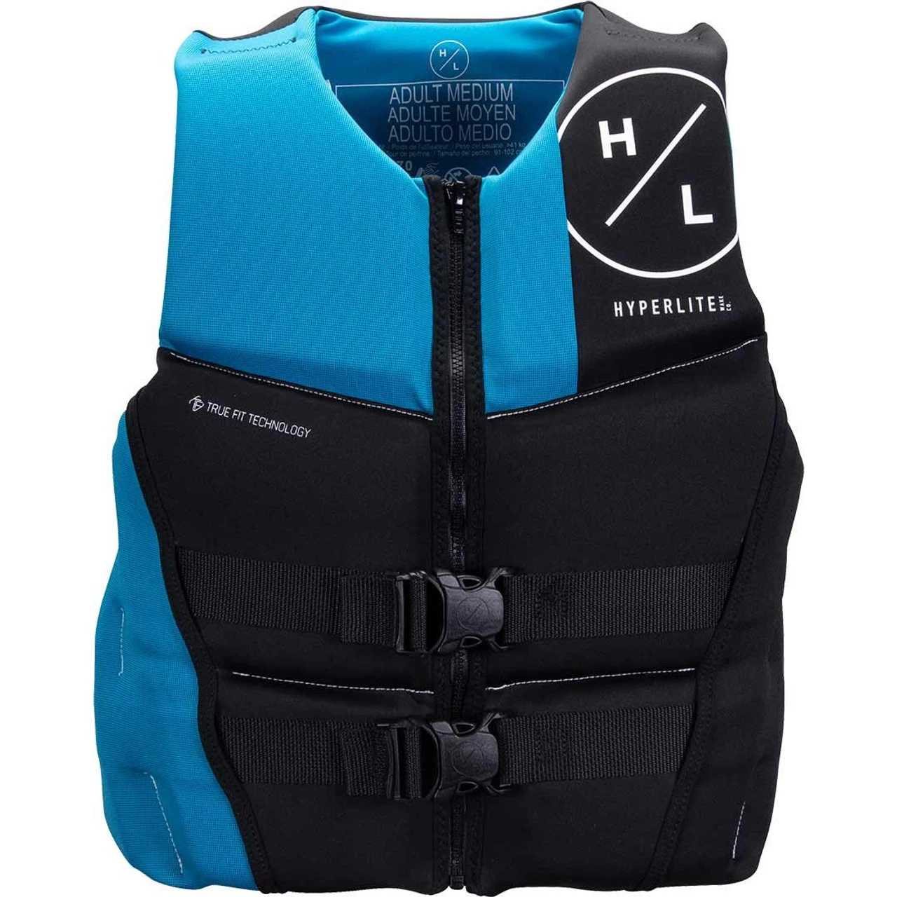 Hyperlite Prime Life Jacket - Black/Blue - 2023 1 Hyperlite Prime Life Jacket - Black/Blue - 2023