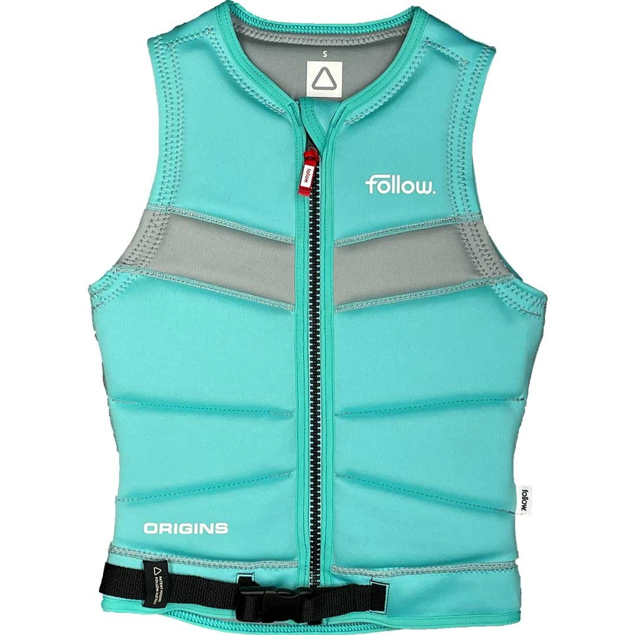Follow Origins Ladies Comp Vest - Aqua 1 Follow Origins Ladies Comp Vest - Aqua