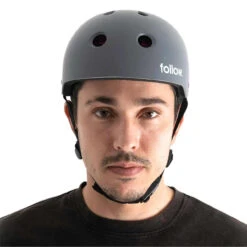 Follow Pro Wakeboard Helmet - Charcoal/Pink -Cheap Ronix Ride Store Follow Helmets Pro CharcoalPink Front 77600.1658951493