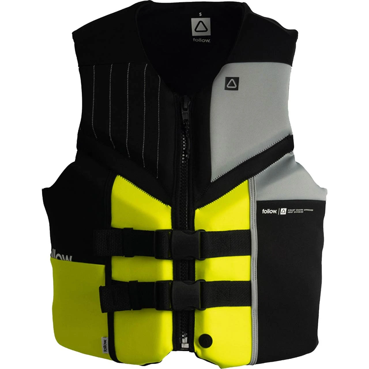 Follow Men's Cure Life Jacket - Yellow/Black 1 Follow Men's Cure Life Jacket - Yellow/Black