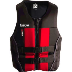 Follow Tact Men's Life Jacket - Black/Red