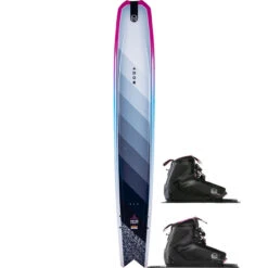 HO Hovercraft Water Ski W/ Double Women's Stance 110 Bindings - 2023 - Pink
