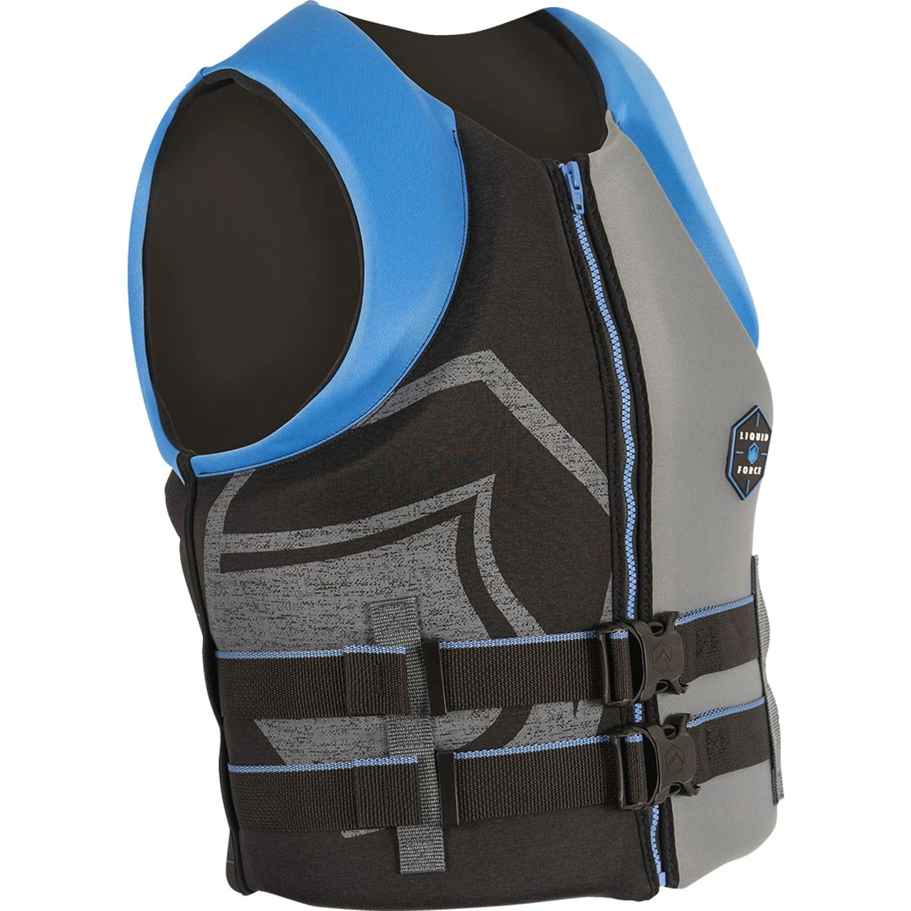 Liquid Force Hinge Life Jacket - Blue/Black 1 Liquid Force Hinge Life Jacket - Blue/Black