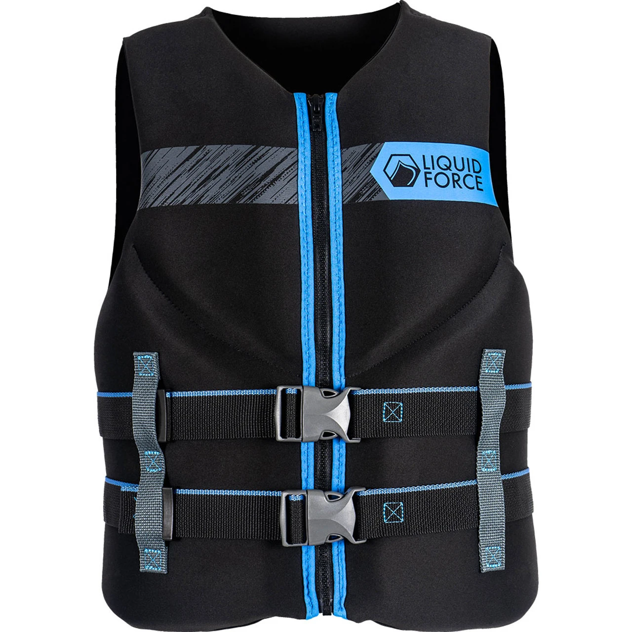 Liquid Force Classic Hinge Life Jacket - Blue/Black 2 Liquid Force Classic Hinge Life Jacket - Blue/Black - Image 2