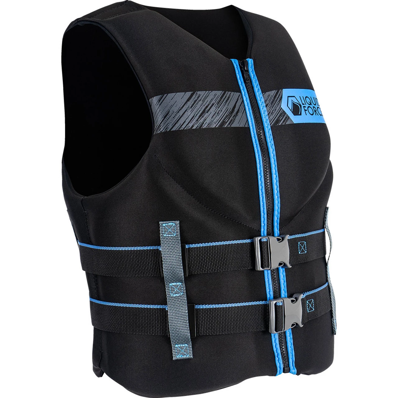 Liquid Force Classic Hinge Life Jacket - Blue/Black 1 Liquid Force Classic Hinge Life Jacket - Blue/Black