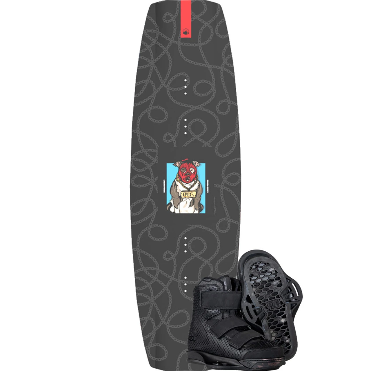 Liquid Force Apex Wakeboard Package W/ Hook 6X Boots - 2023 1 Liquid Force Apex Wakeboard Package W/ Hook 6X Boots - 2023