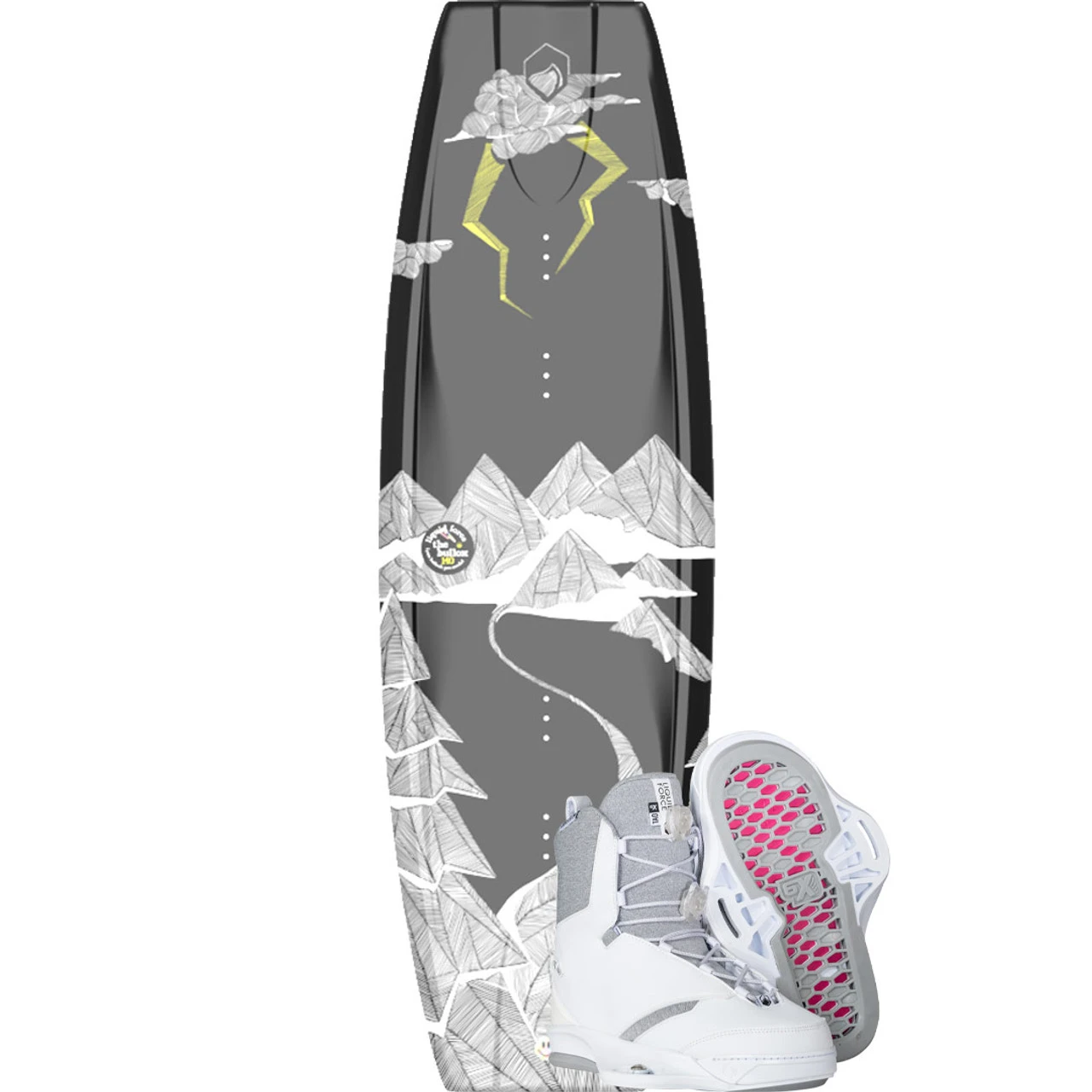 Liquid Force Bullox Wakeboard Package W/ Tao 6X Boots - 2023 1 Liquid Force Bullox Wakeboard Package W/ Tao 6X Boots - 2023
