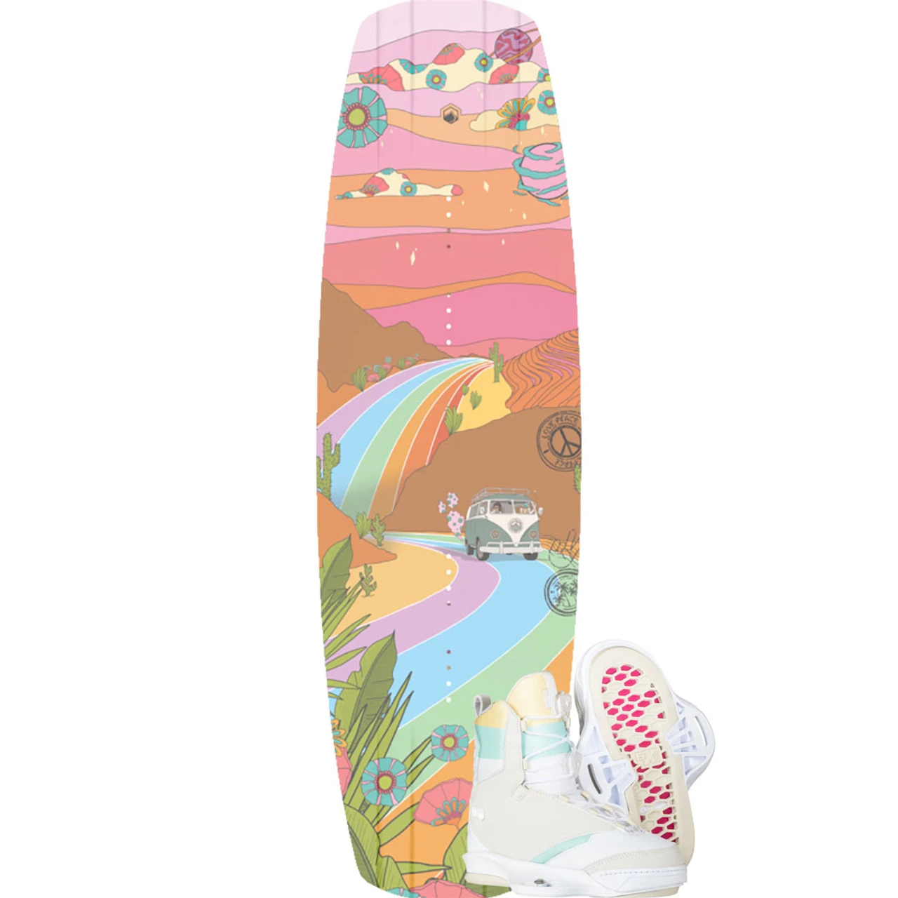 Liquid Force Holiday Wakeboard Package W/ Vida 6X Boots - 2023 1 Liquid Force Holiday Wakeboard Package W/ Vida 6X Boots - 2023