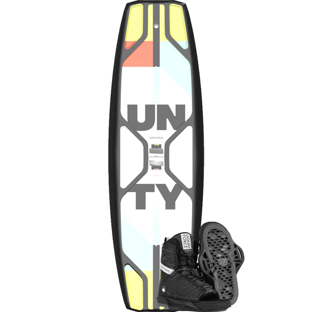 Liquid Force Unity Wakeboard Package W/ Classic 6X OT Boots - 2023 1 Liquid Force Unity Wakeboard Package W/ Classic 6X OT Boots - 2023