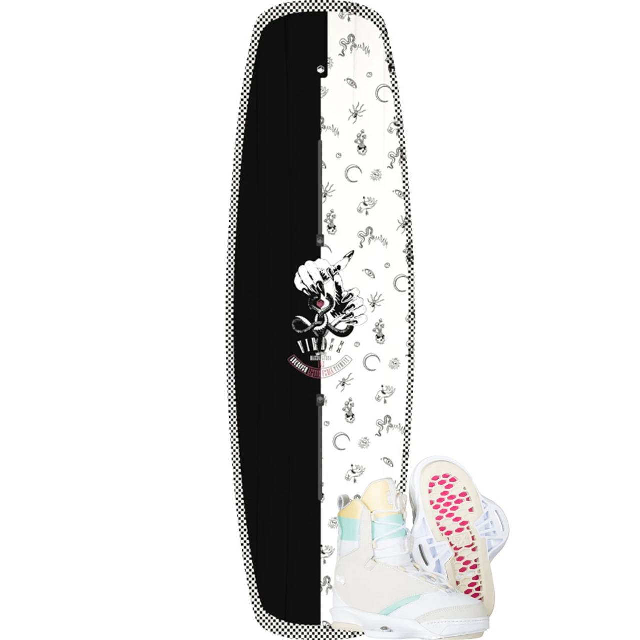 Liquid Force Virago Wakeboard Package W/ Vida 6X Boots - 2023 1 Liquid Force Virago Wakeboard Package W/ Vida 6X Boots - 2023
