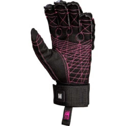 Radar Lyric Inside-Out Women's Water Ski Gloves - Black/White -Cheap Ronix Ride Store Radar 2023 Lyric Womens Slalom Waterski Glove Palm 62599.1662734952