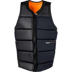 Radar Drifter Comp Vest - Black / Orange Glow -Cheap Ronix Ride Store Radar Drifter Competition Impact Vest Front 74751.1661887056