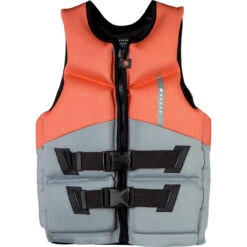 Radar T.R.A. Teen Girl's Life Jacket - Salmon / Grey 5 Radar T.R.A. Teen Girl's Life Jacket - Salmon / Grey -Cheap Ronix Ride Store Radar Girls TRA Teen Coast Guard Approved Life Jacket Front 38067.1661891059
