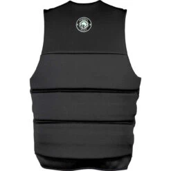 Radar Staple Life Jacket - Jet Black -Cheap Ronix Ride Store Radar Staple Vest Coast Guard Approved Life Jacket Back 61823.1661872954