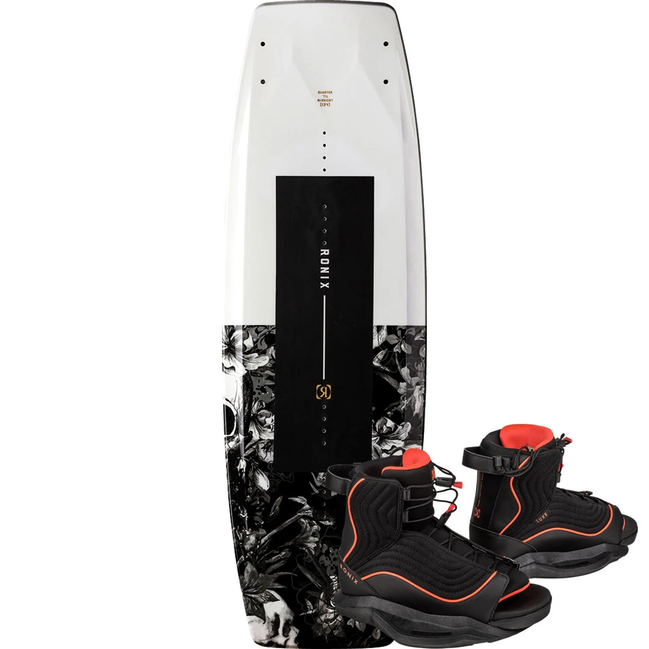 Ronix Quarter 'Til Midnight Wakeboard Package W/ Luxe Boots - 2023 1 Ronix Quarter 'Til Midnight Wakeboard Package W/ Luxe Boots - 2023