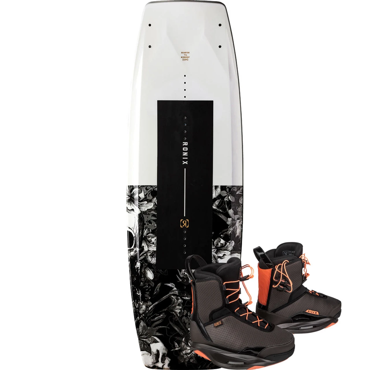 Ronix Quarter 'Til Midnight Wakeboard Package W/ Rise Boots - 2022 1 Ronix Quarter 'Til Midnight Wakeboard Package W/ Rise Boots - 2022