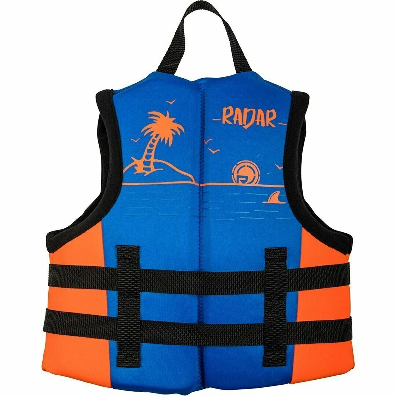 Radar Boy's Child Life Jacket - Blue/Orange 2 Radar Boy's Child Life Jacket - Blue/Orange - Image 2