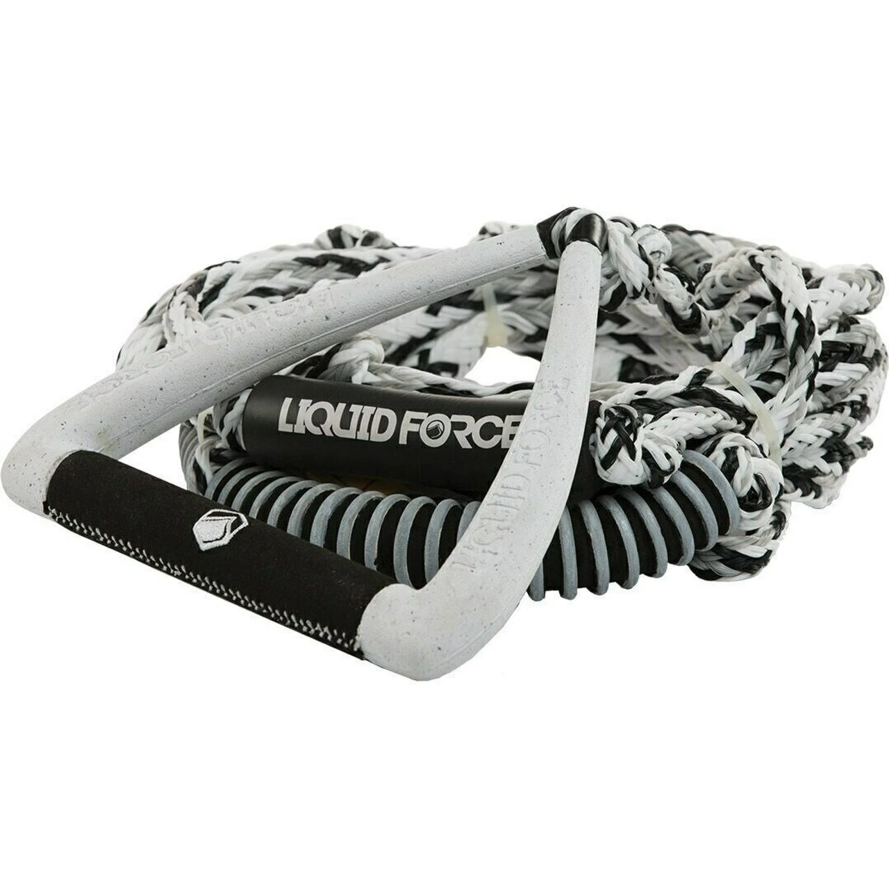 Liquid Force Wakesurf Handle Ultra Suede White 1 Liquid Force Wakesurf Handle Ultra Suede White