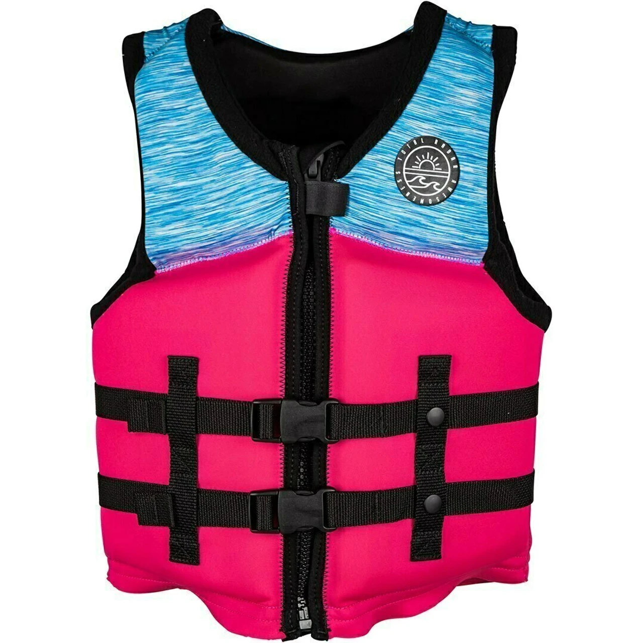 Radar T.R.A. Youth Girl's Life Jacket - Pink/Blue 2 Radar T.R.A. Youth Girl's Life Jacket - Pink/Blue - Image 2